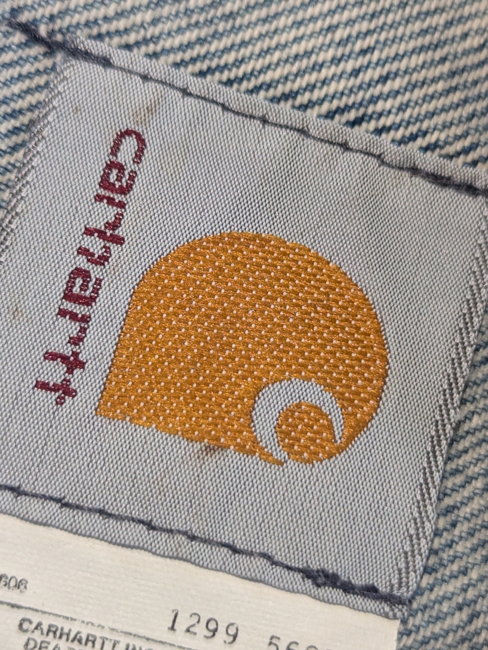 Carhartt Blue Denim Jacket - Picture 2 of 7